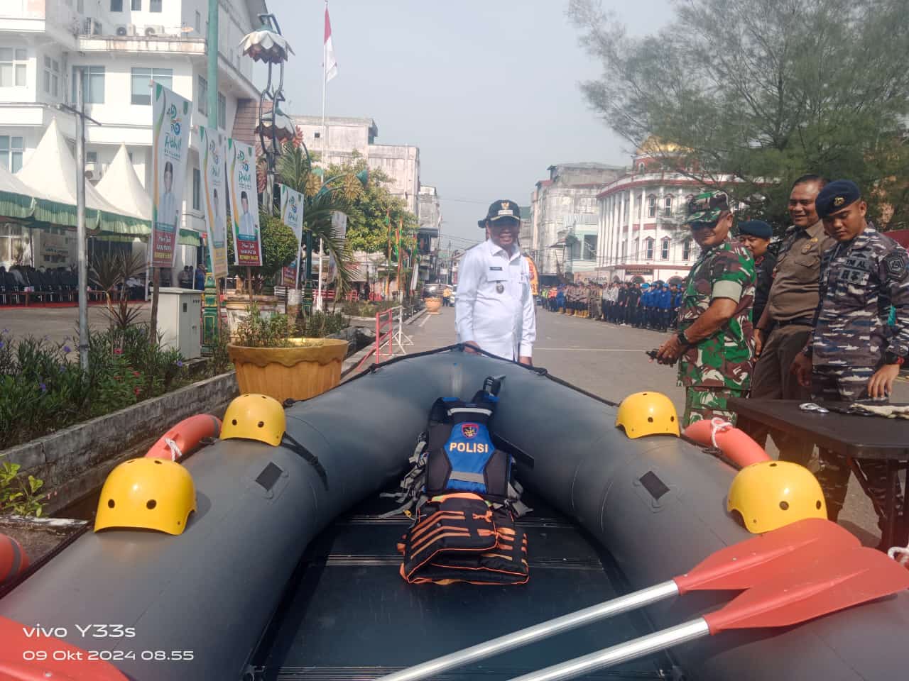 Gelar Apel Siaga, Pemkab Rohil Sigap Tangani Banjir