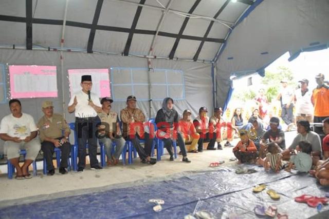 Walikota Dumai Tinjau Banjir di Kelurahan Bumi Ayu