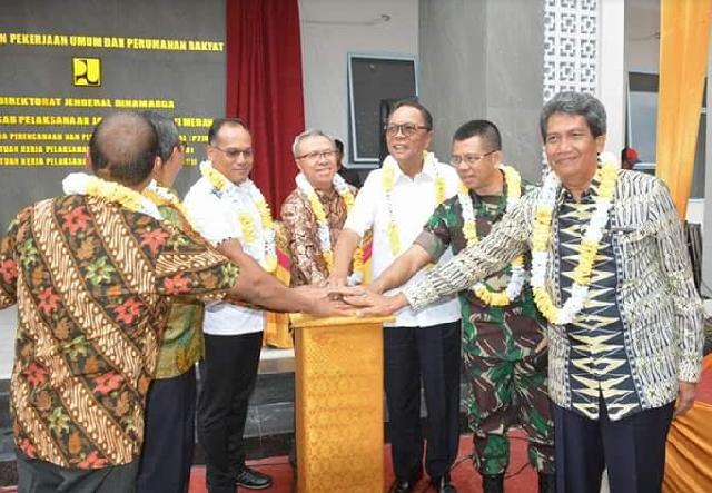 Berkantor di Kampar, Bupati Minta BBPJN Bersinergi Bangun Infrastruktur