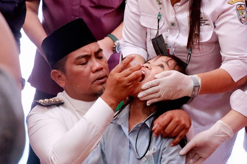 Buka PIN Polio 2024, Bupati Zukri: Jadikan Anak Sehat