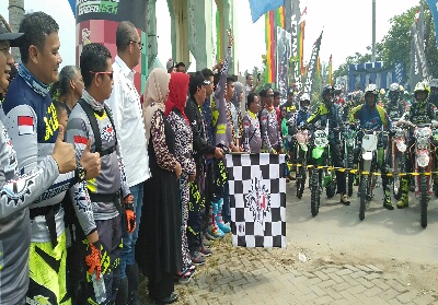 Bupati Rohul dan Forkompinda Lepas 834 Rider Peserta JRR ke-7 Tahun 2019 dari Water Front City