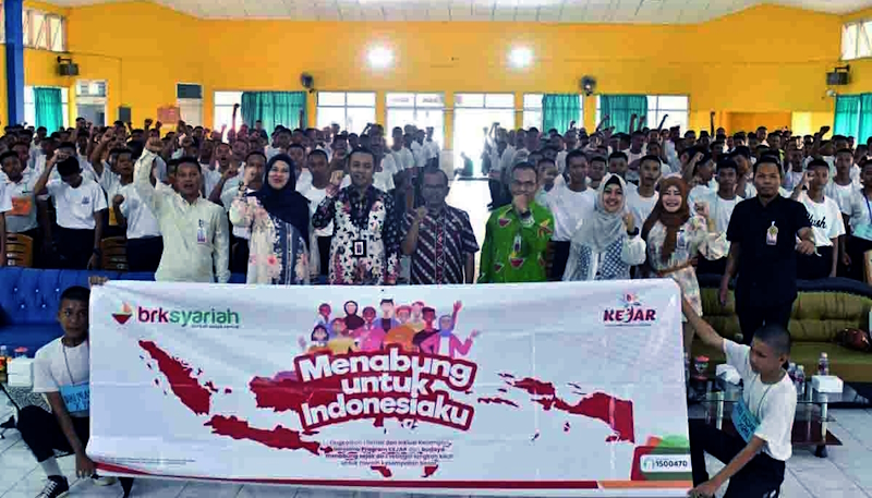 BRK Syariah Edukasi Ratusan Pelajar SMKN 3 Tanjungpinang