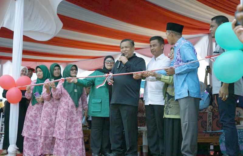 Bendungan Katoman Indah Air Tiris Diresmikan