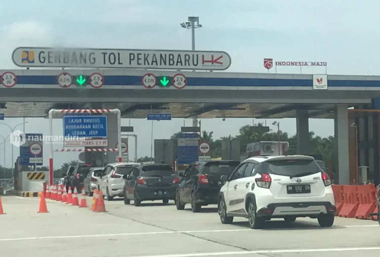 103 Ribu Kendaraan Masuk Tol Pekanbaru-Dumai Selama Libur Panjang