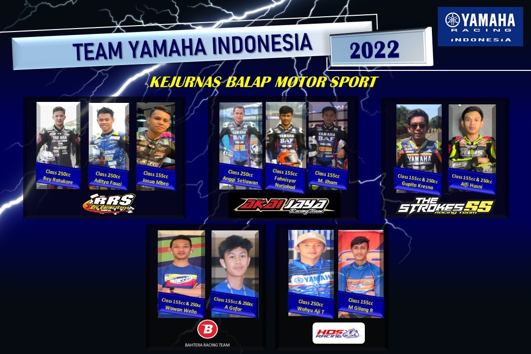 Tim Balap Yamaha Indonesia Siap Berjuang di Kejuaraan Nasional 2022