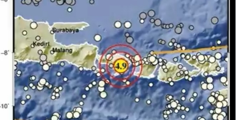 Gempa 4,8 Magnitudo Guncang Bali