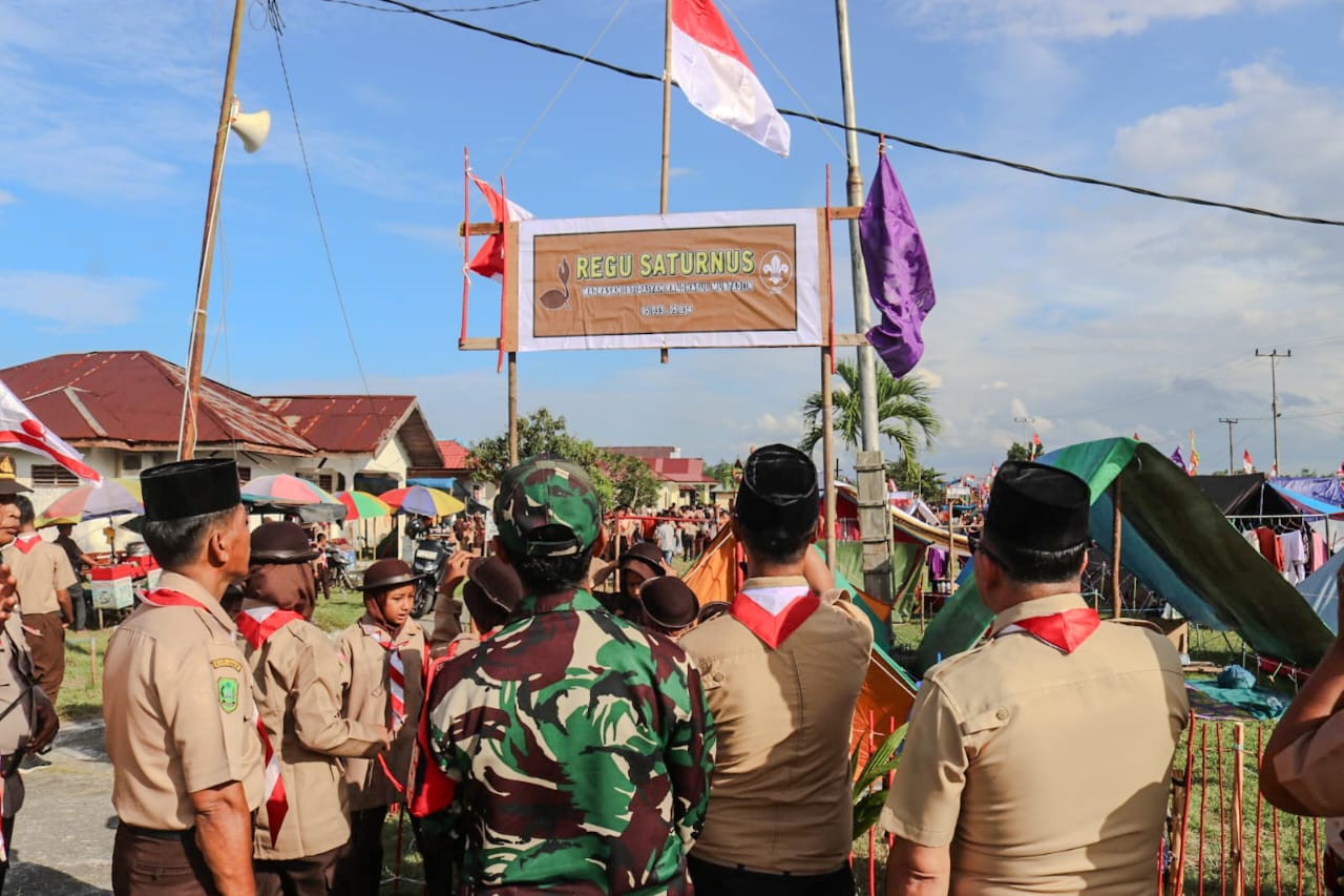 Kwarran Pramuka Tebingtinggi Barat Gelar Perkemahan Akbar