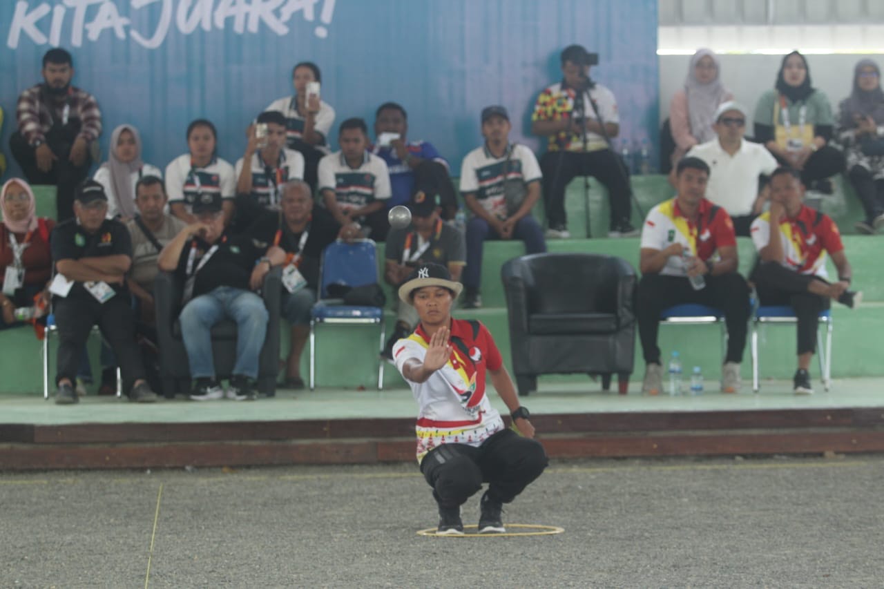 Pentanque Raih Emas, Atlet Siti Nut Fatiha Catat Sejarah Bagi Riau