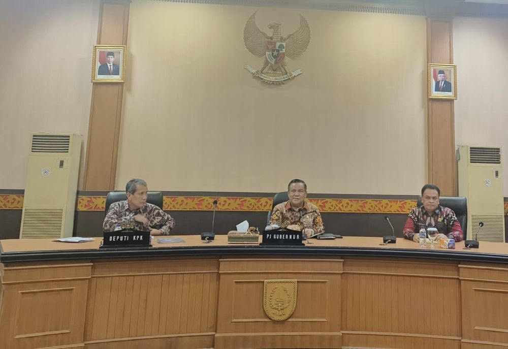 KPK Bertemu Pejabat Pemprov Riau, Ini Pembahasannya