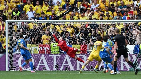 Euro 2024, Rumania Permalukan Ukraina Skor 3-0