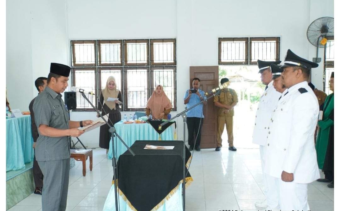 3 Pj Kades di Perhentian Raja Dilantik