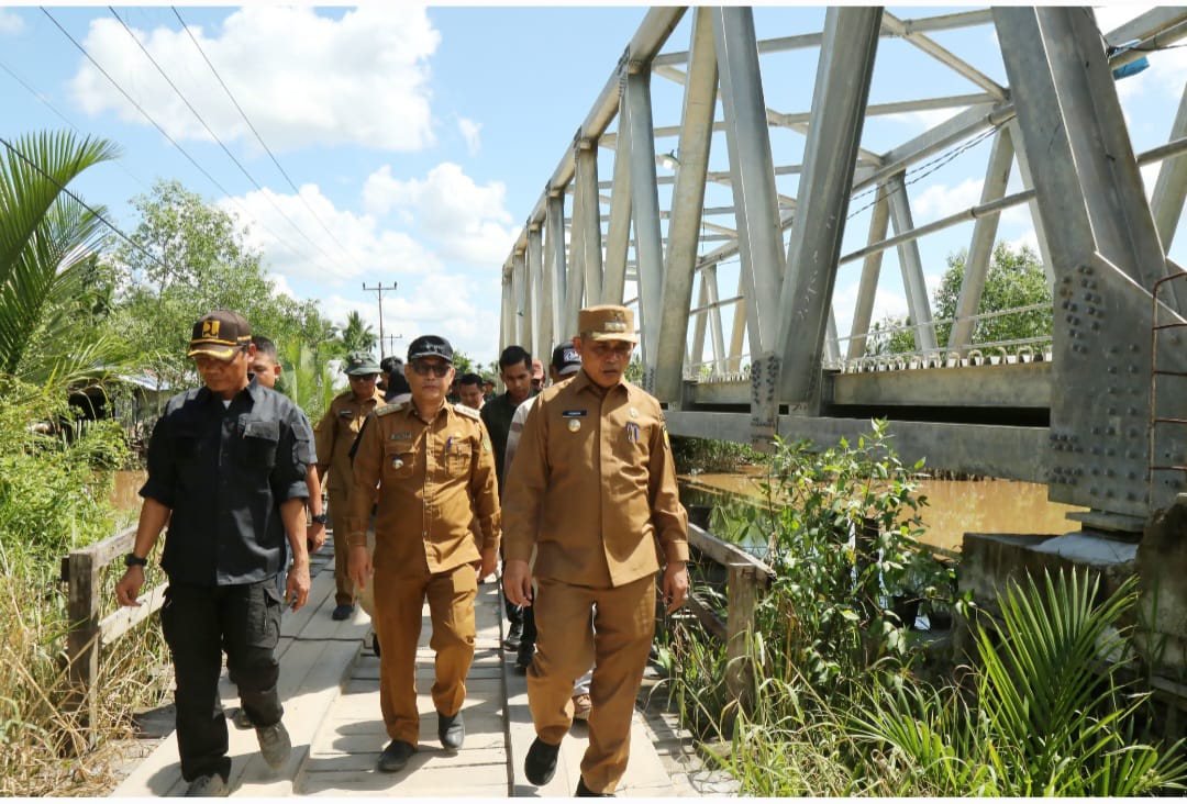 Pembangunan Jembatan Reteh Ditargetkan Berlanjut Sebelum Lebaran Idul Adha