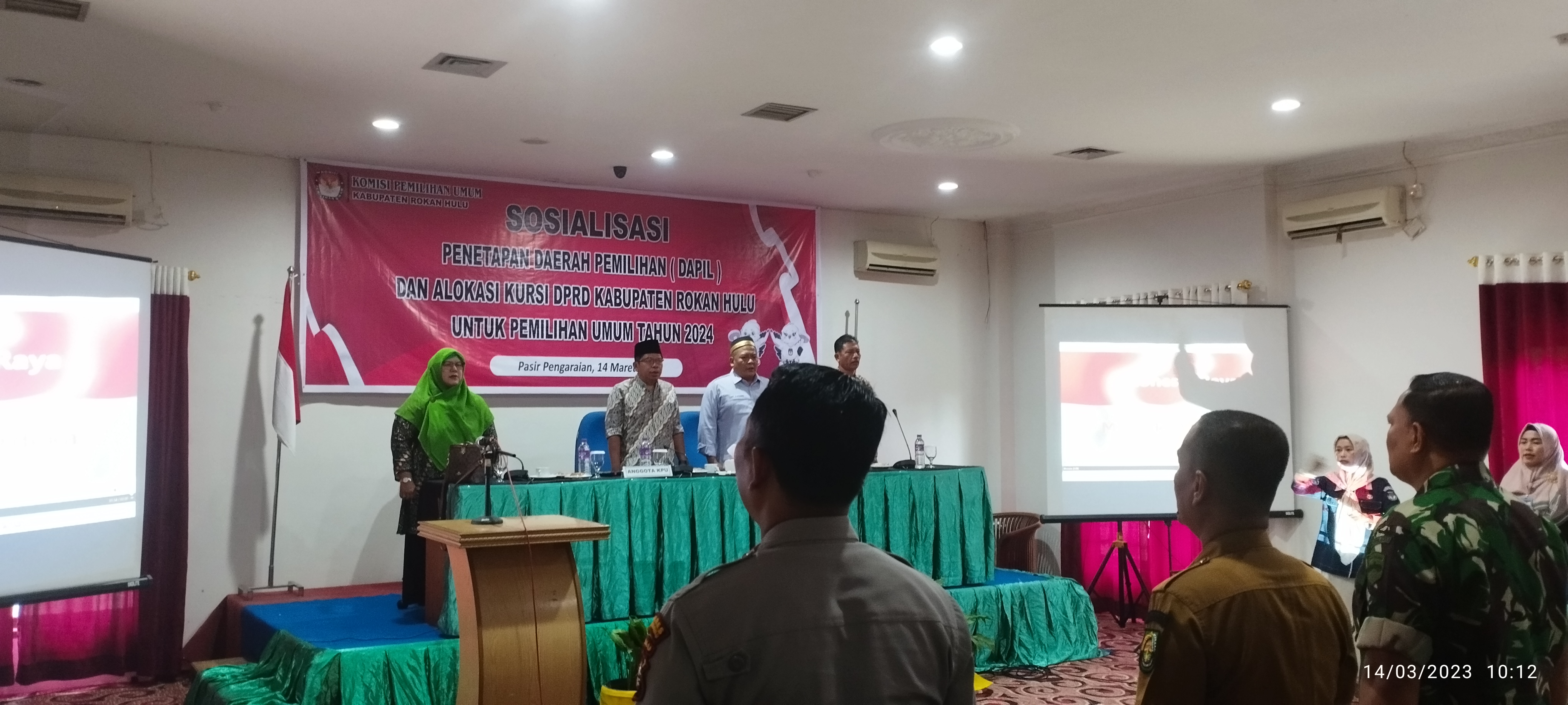 KPU Rohul Gelar Sosialisasi Penetapan Dapil 