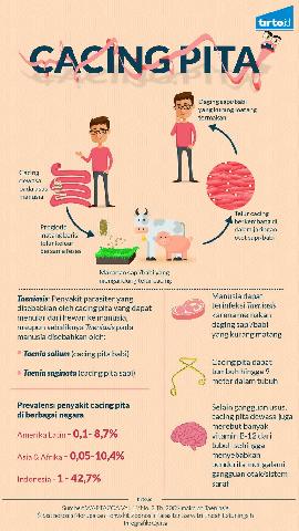 Suka Makan Daging Mentah? Waspada Risiko Infeksi Cacing Pita