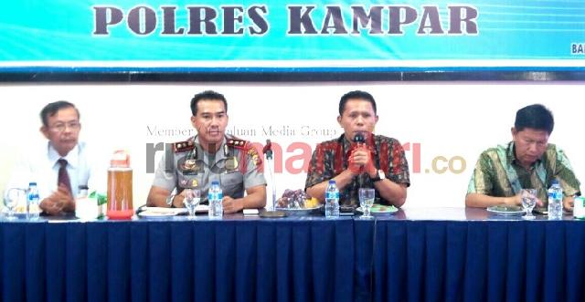 Polres Kampar Adakan Coaching Clinic Penanganan Kasus Narkoba