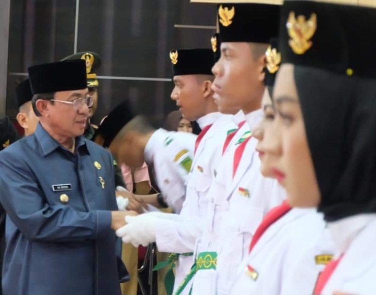 Paskibra Kabupaten Inhil Tahun 2019 Dikukuhkan