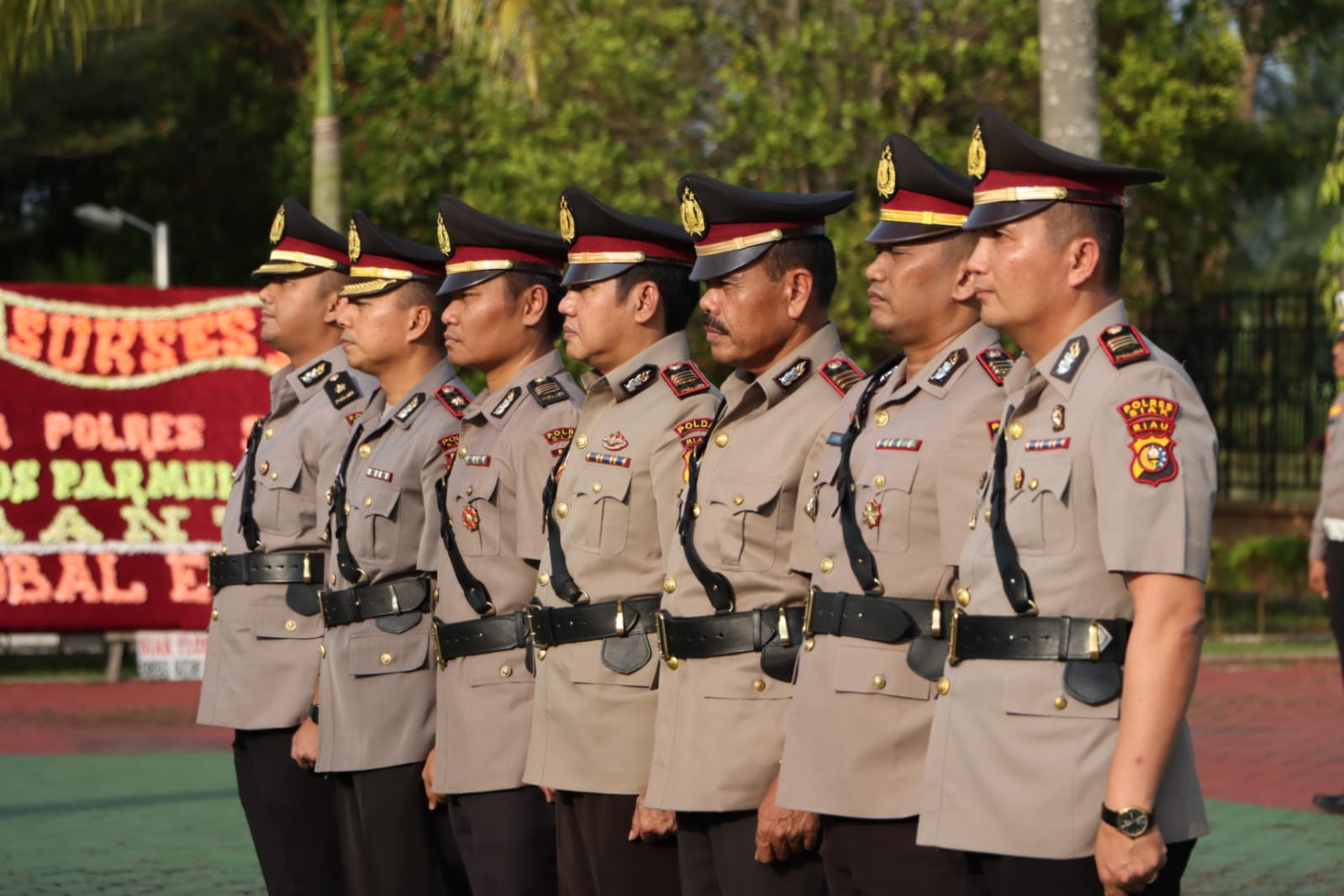 Kapolres Siak Pimpin Sertijab Satu Kasat dan Tiga Kapolsek