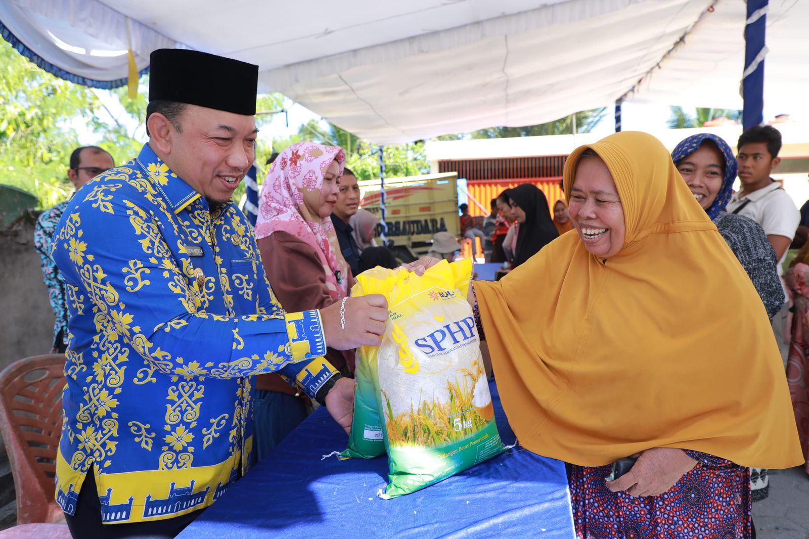 Disperindag Siak Gelar Pasar Murah di Kelurahan Kampung Rempak