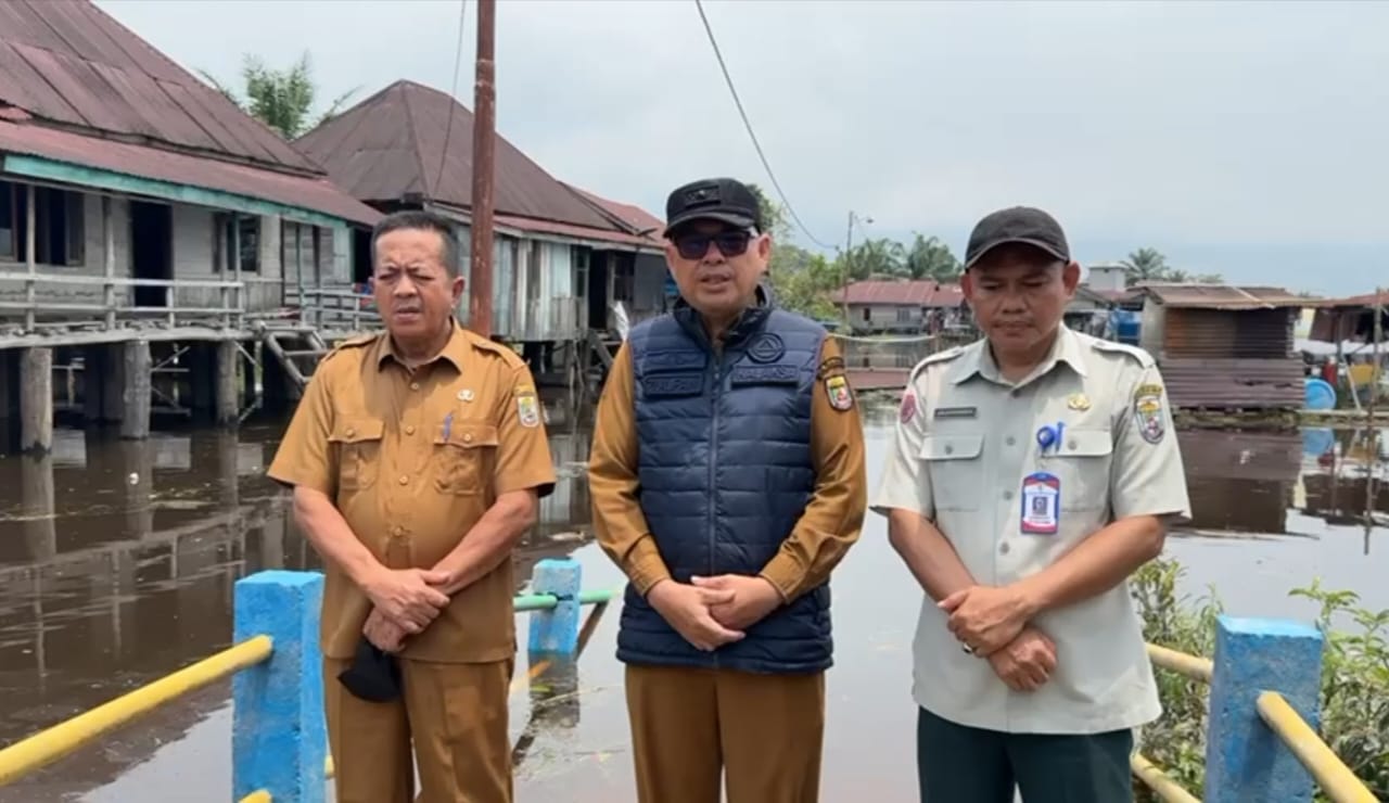 Ini Pantauan Kondisi Banjir di Pelalawan, Lintas Lubuk Ogung-Langgam tak Bisa Dilewati