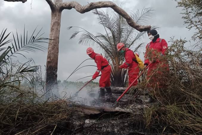 Riau Kembali Dapat Bantuan Helikopter Water Bombing