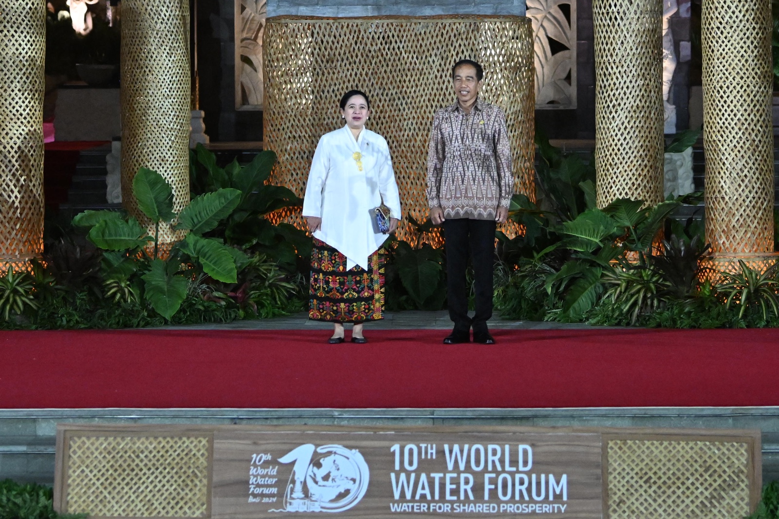 Disambut Jokowi, Puan Hadiri Welcoming Dinner WWF 2024 di Bali