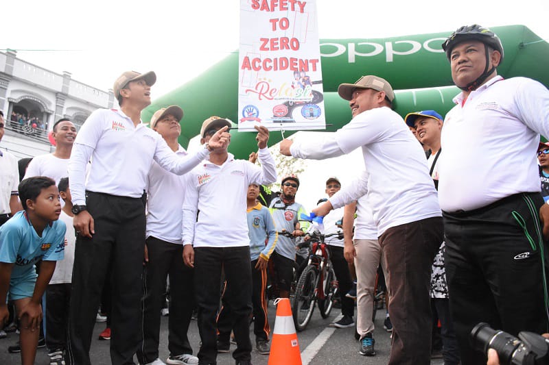 Ribuan Masyarakat Hadiri Millennial Road Safety Festival 2019 di Bangkinang Kota