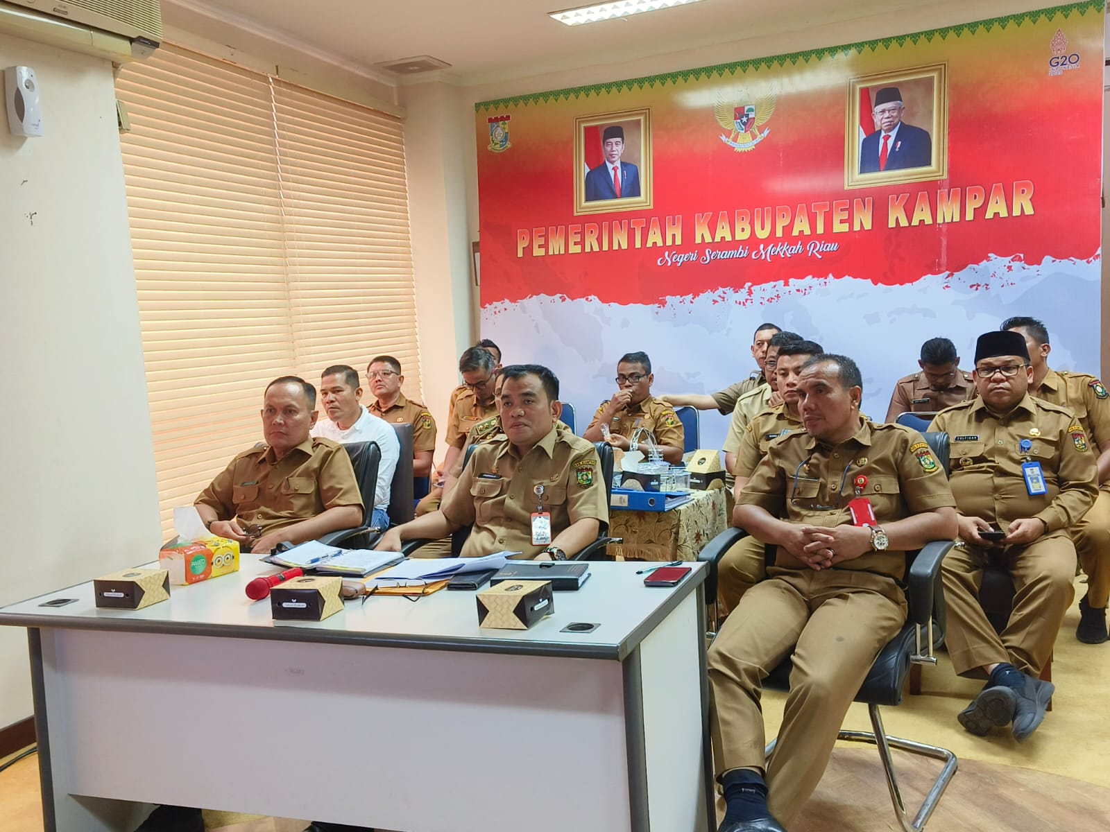 Pemerintah Pulau Gadang Ikuti Persiapan Bimtek dengan KPK  