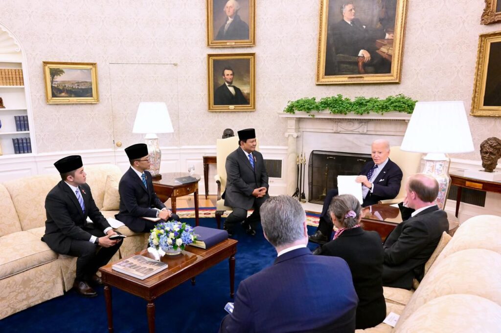 Presiden Prabowo Sepakati Soal Laut Cina Selatan saat Temui Biden