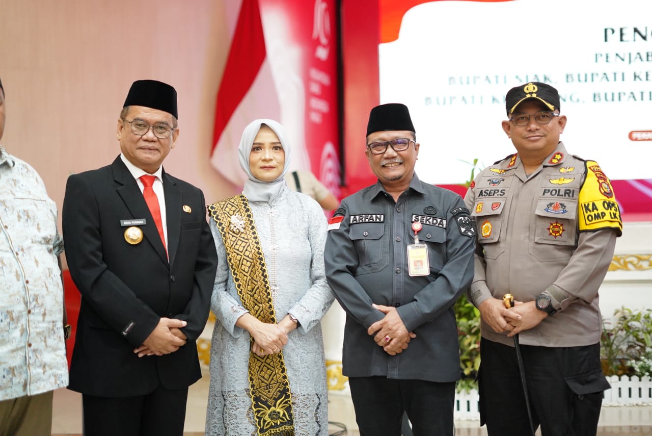 Indra Purnama Dilantik Sebagai Pj Bupati Siak