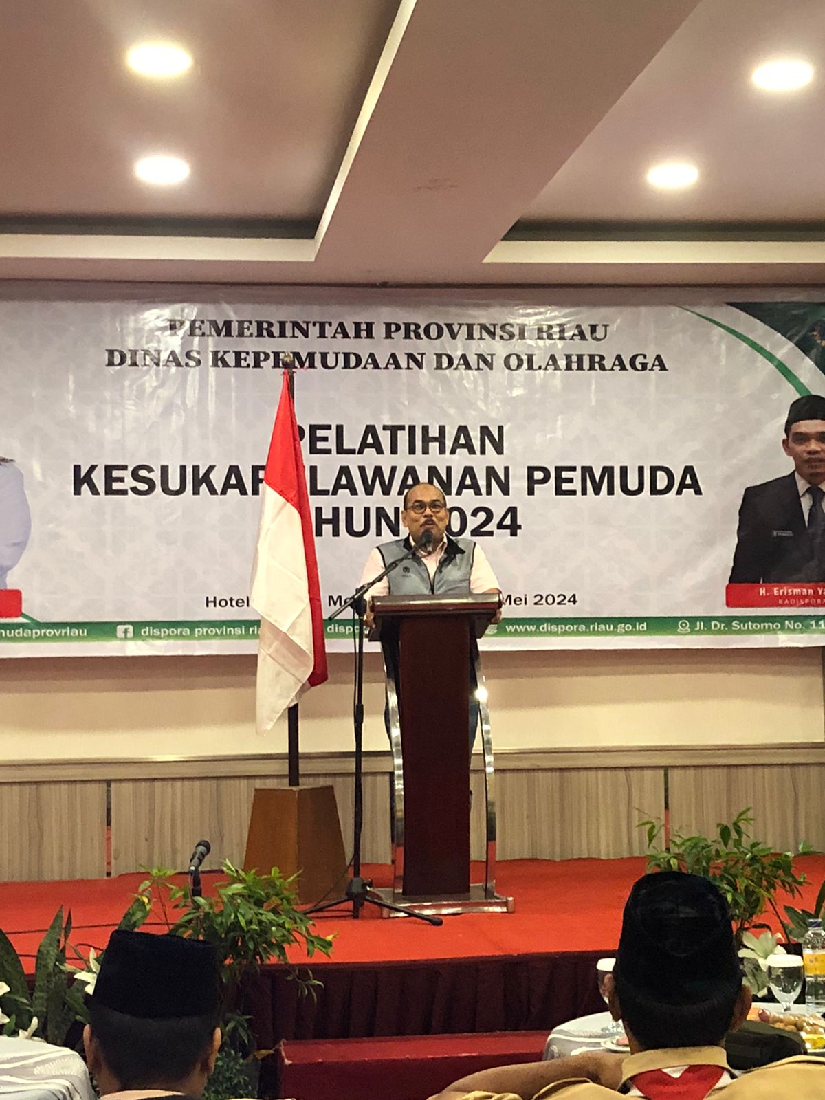 Dispora Riau Taja Pelatihan Kesukarelawan Pemuda 2024