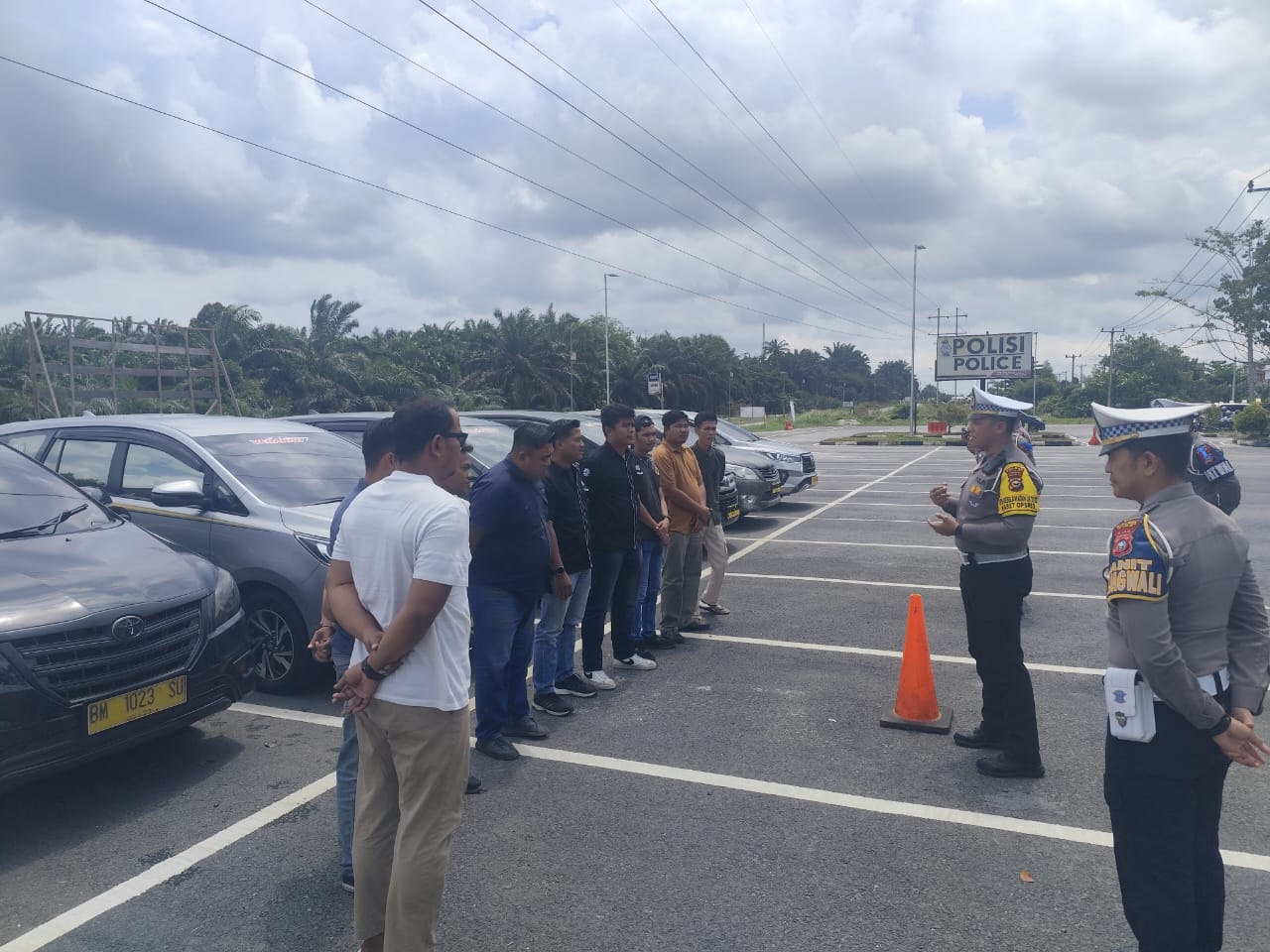 Satlantas Polres Siak Gelar Coaching Clinic Safety Riding untuk Pengemudi Angkutan Umum