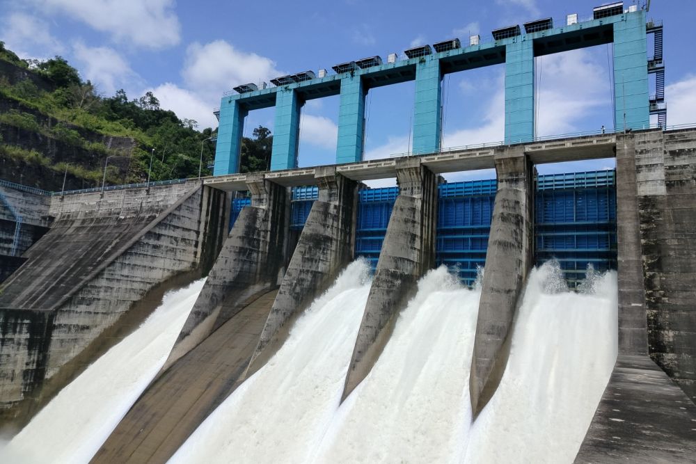 Jadi 4x50 cm, Bukaan Pintu Waduk PLTA Koto Panjang Dikurangi