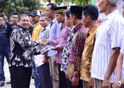 11.000 Sertifikat Tanah Untuk Masyarakat di Kabupaten Bengkalis Tahun 2019