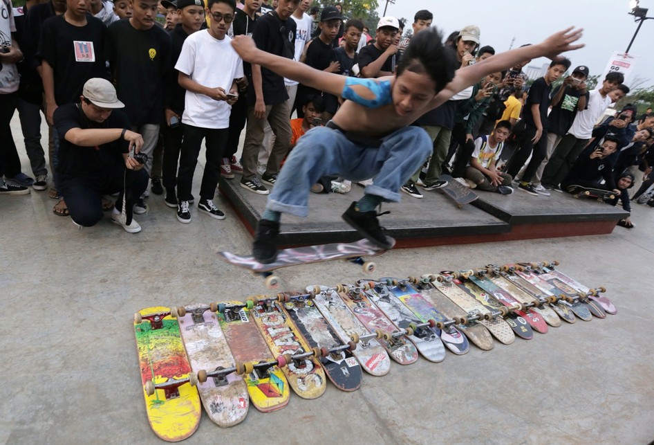 Main Skateboard Saat PPKM Darurat Bakal Ditangkap Polisi