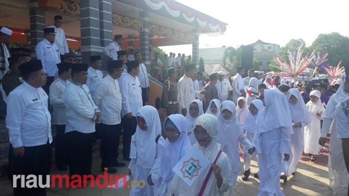 Sambut Tahun Baru Islam 1440 H, Puluhan Sekolah di Kuansing Ikuti Pawai Taaruf 