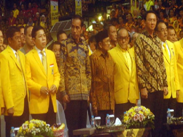 Didukung Golkar, Jokowi tak Komentar