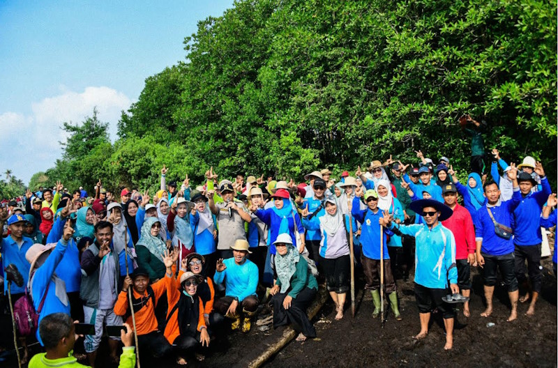 Wabup Bagus Apresiasi 500 Guru Tanam Mangrove di Hari Jadi Kabupaten Bengkalis