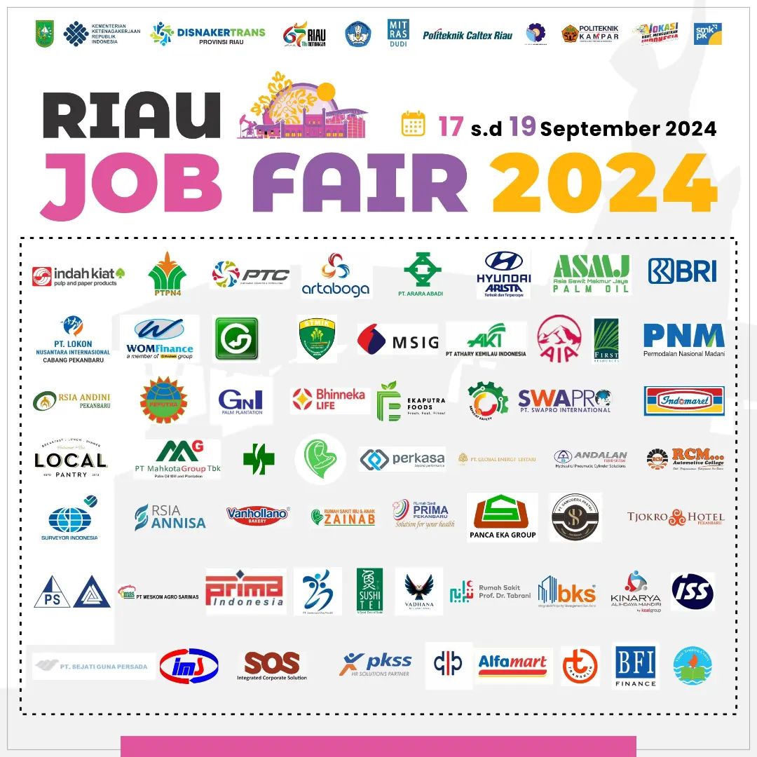 3.000 Lowongan Kerja Tersedia di Riau Job Fair 2024