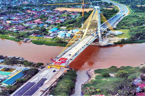 Sertifikat Laik Fungsi Sudah Keluar dari Pusat, Jembatan Siak IV Segera Dibuka