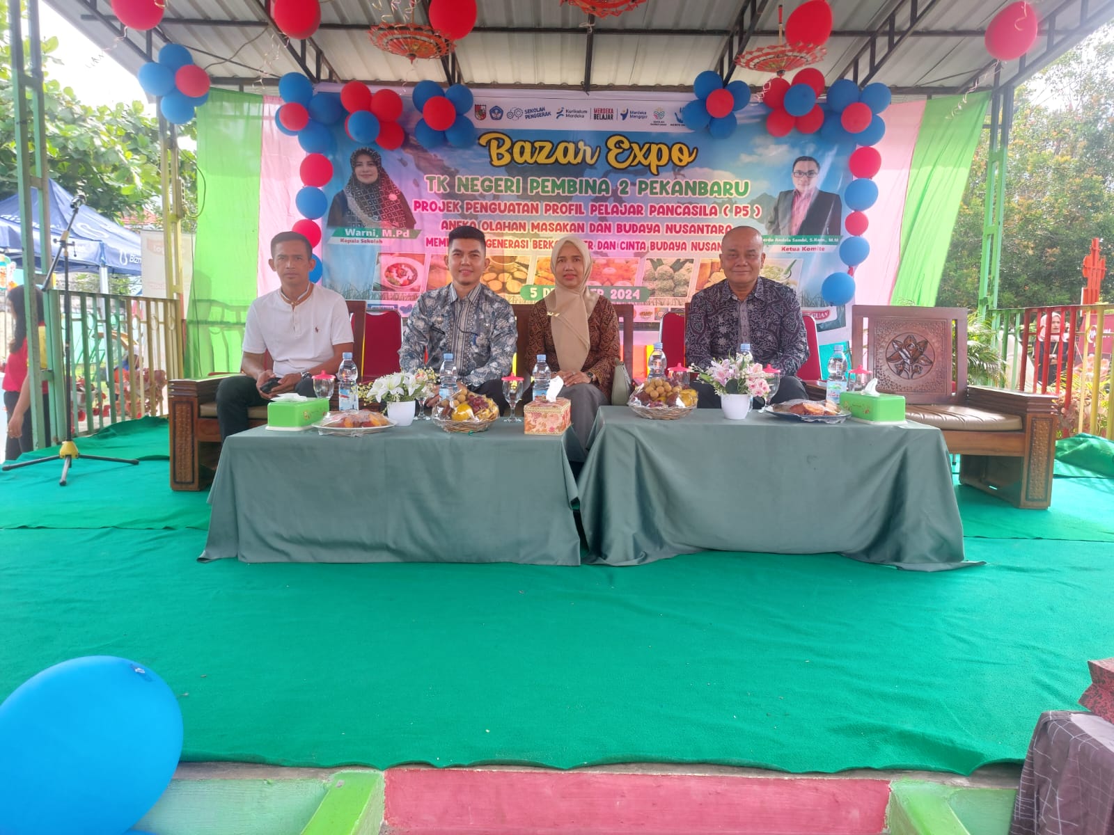 TK Pembina II Gelar Bazar Expo Bentuk Implementasi P5