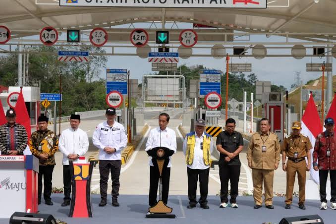 Usai Diresmikan Presiden Jokowi, Tol Bangkinang-XIII Koto Kampar Gratis?