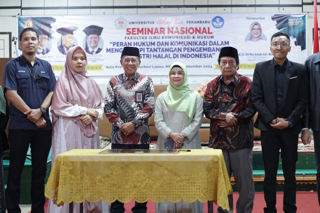 Bersama Prof Siti Nur Azizah, Universitas Hang Tuah Pekanbaru Taja Diskusi Industri Hala