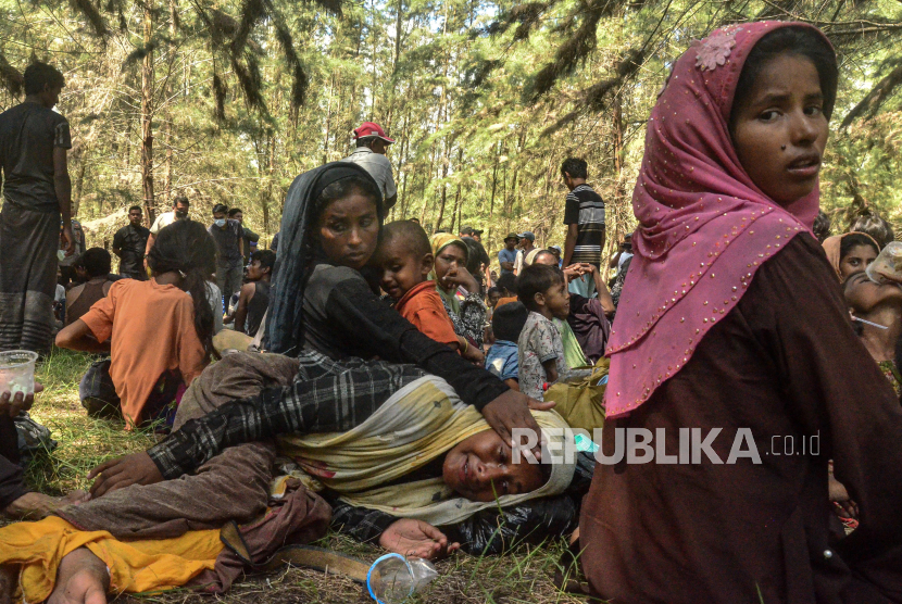 Ribuan Pengungsi Etnis Rohingya di Perbatasan Myanmar-Bangladesh