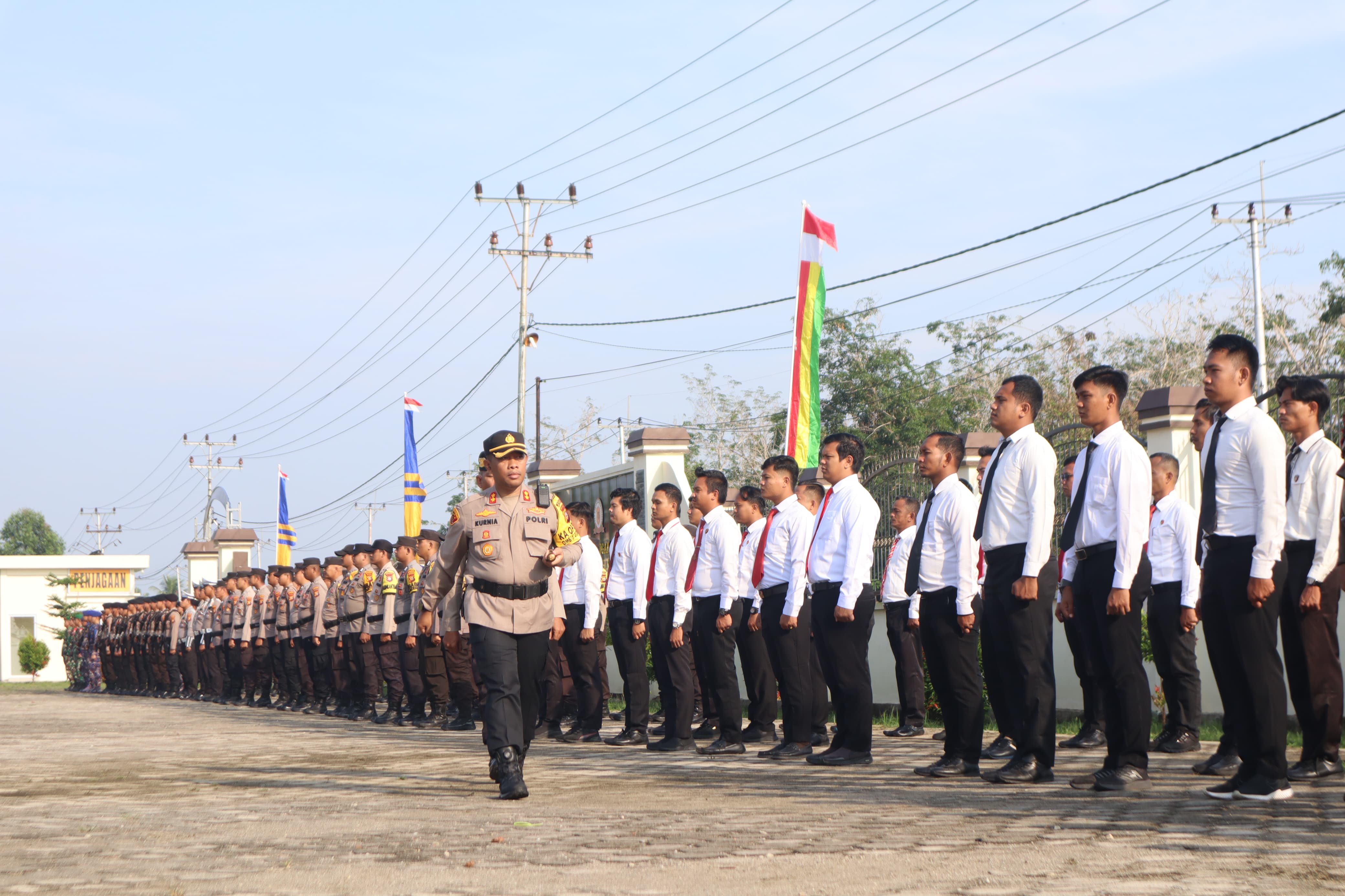 Polres Meranti Apel Pasukan Pengamanan Pemungutan Suara Ulang