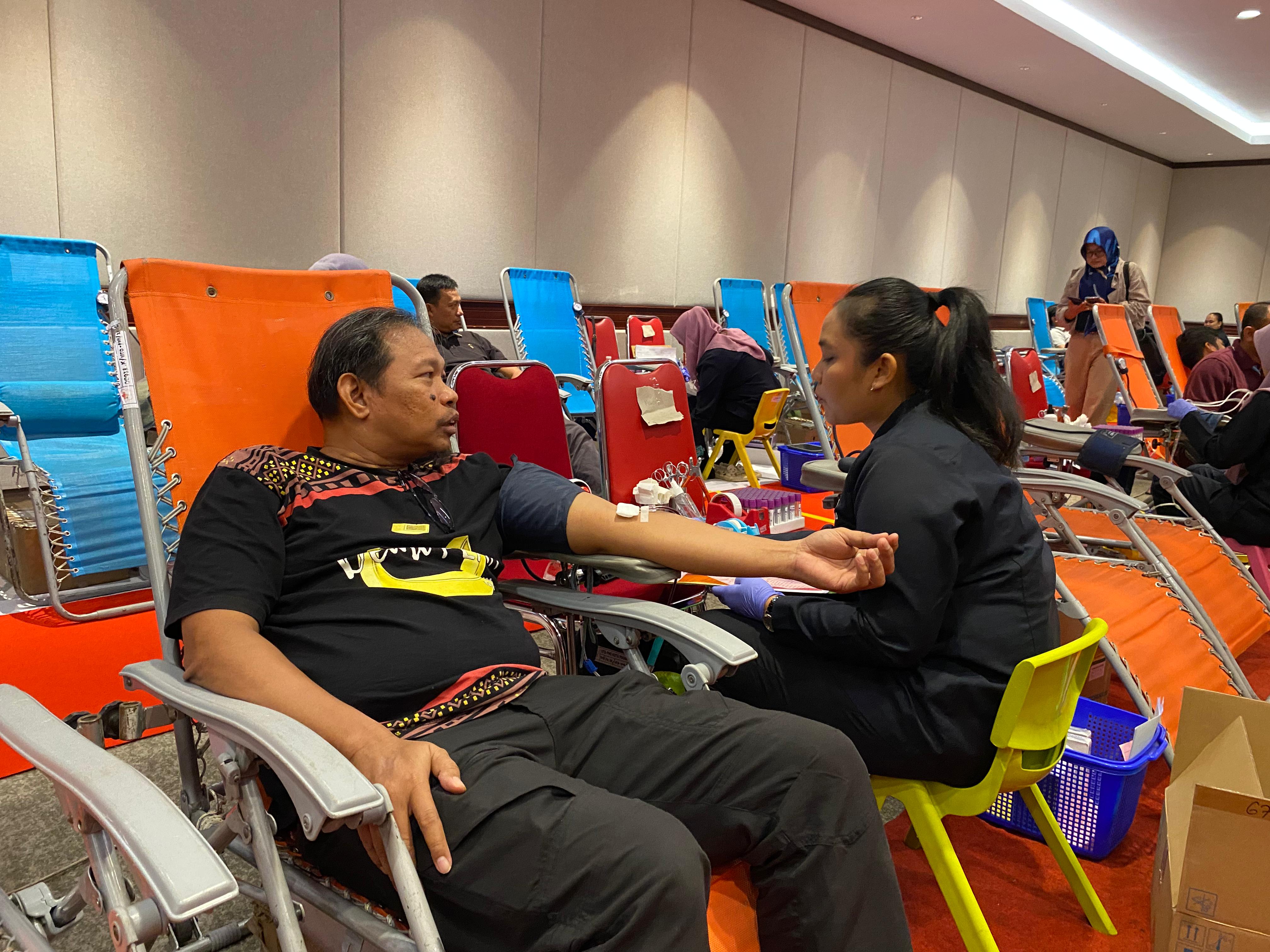 Semangat Kemanusiaan Donor Darah ke-68 KDD Riau Kompleks 