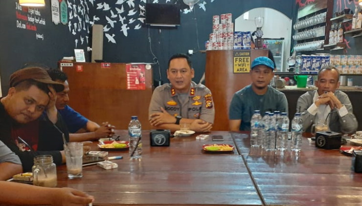 Bincang Sore dengan Kapolres Siak: Media Berperan Penting Giring Opini Publik