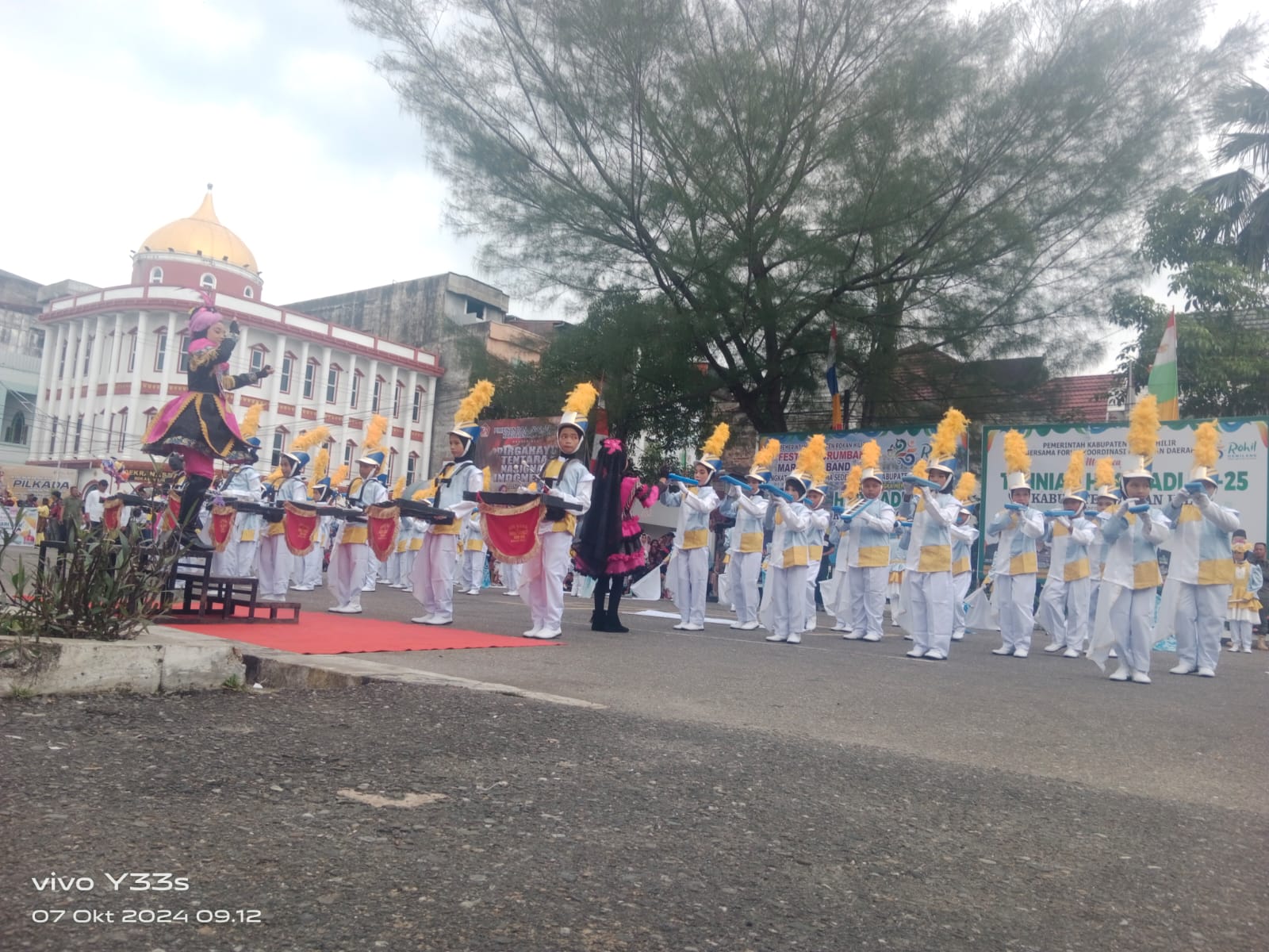 Rangkaian Peryaan HUT ke-25 Rohil, Pemkab Taja Lomba Drumband Antar Sekolah