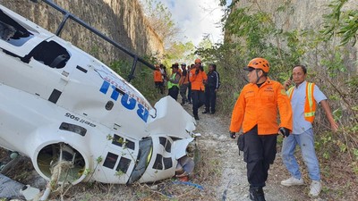 Helikopter Terjatuh di Bali, Dua Luka Parah