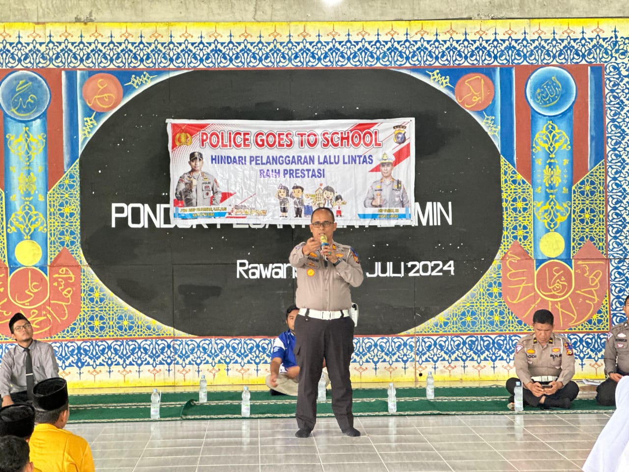 Bersama ISDC, Satlantas Polres Siak Gencarkan Sosialisasi Keselamatan Berlalulintas