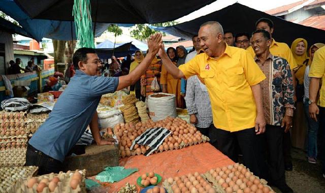 Kampanye di Pasar Benai, Pedagang: Dah Kenal Kami Sama Pak Andi